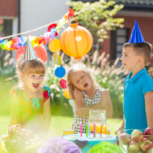 Dětské tematické oslavy narozenin