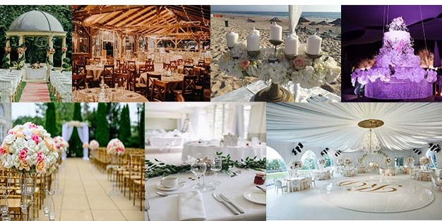 Weddings and wedding decorations and places for weddings from our agency LaScalaEVENT.COM 